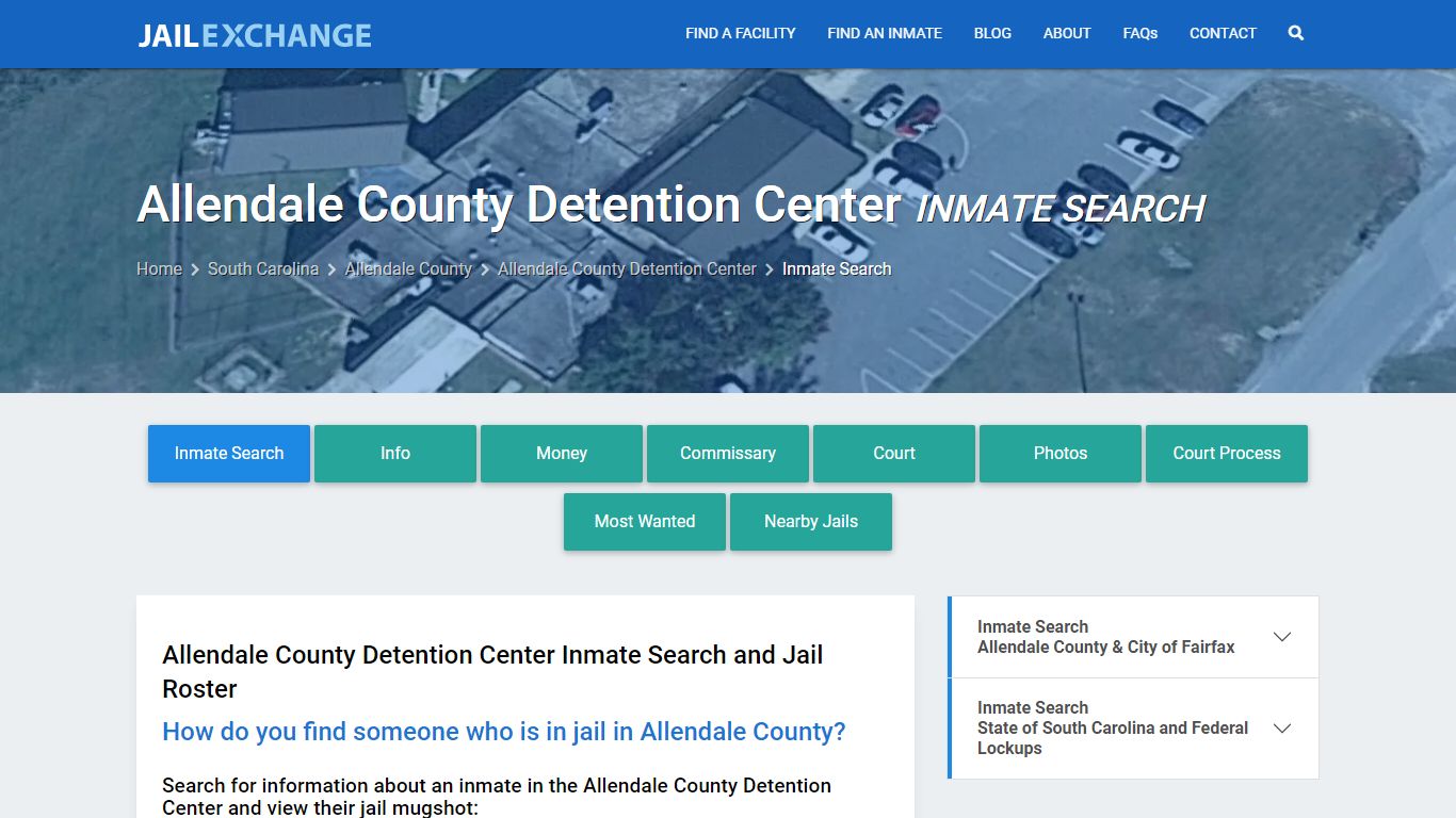 Allendale County Detention Center Inmate Search - Jail Exchange